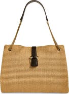 FERRAGAMO Mia Raffia Tote