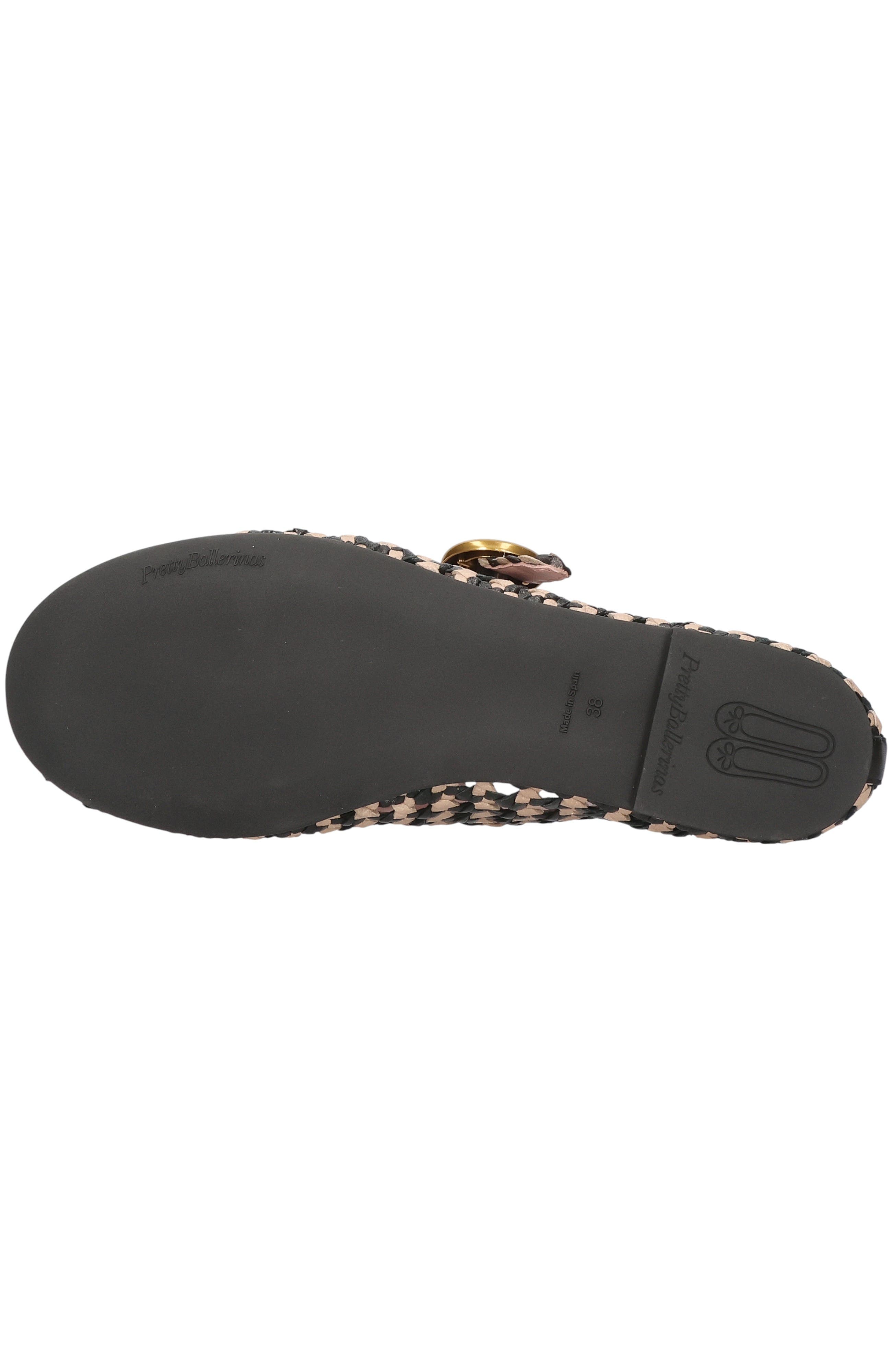 Pretty Ballerinas Woven Mary Jane, Alternate, color, Black