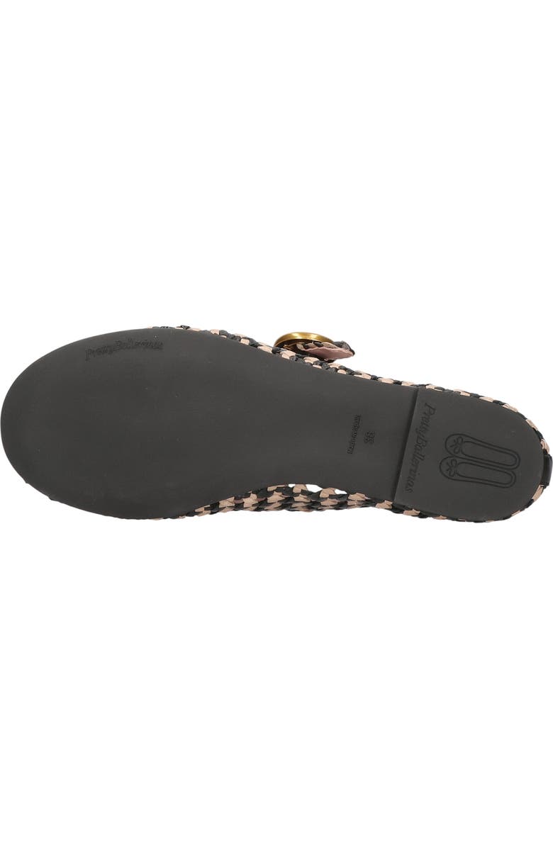 Pretty Ballerinas Woven Mary Jane, Alternate, color, Black