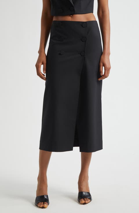 Febe Tuxedo Pencil Skirt