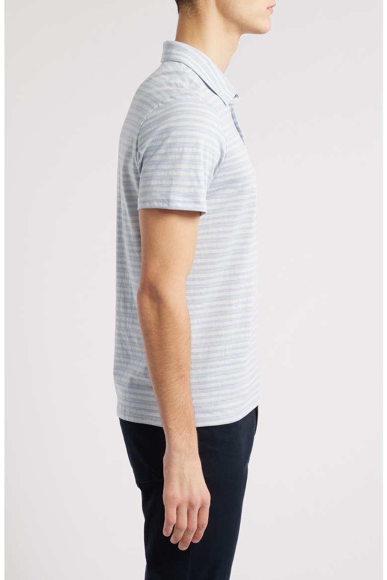 Homebrook Stripe Cotton Blend Polo, Alternate, color, LIGHT BLUE