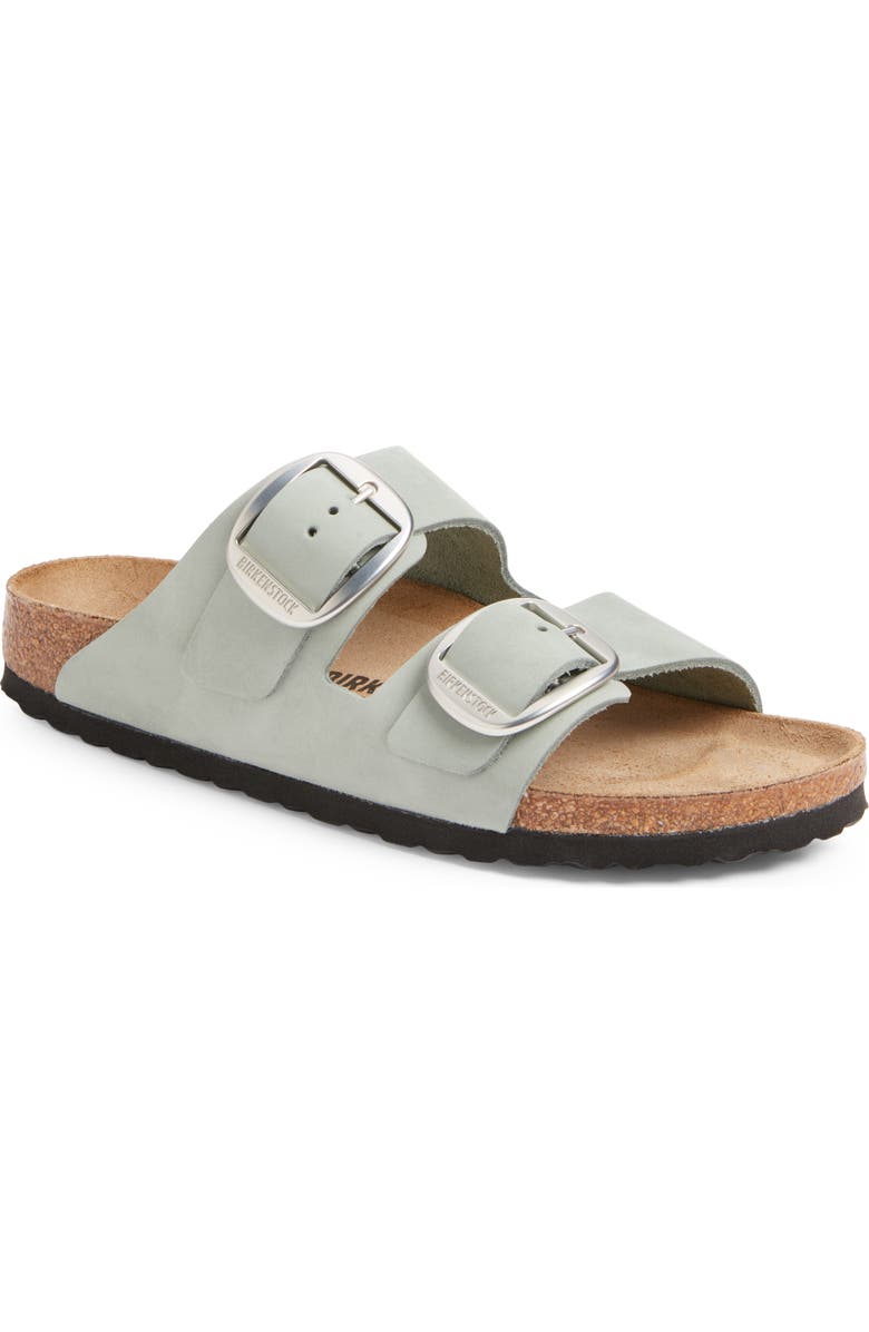 Birkenstock Arizona Big Buckle Slide Sandal, Main, color, Pure Sage