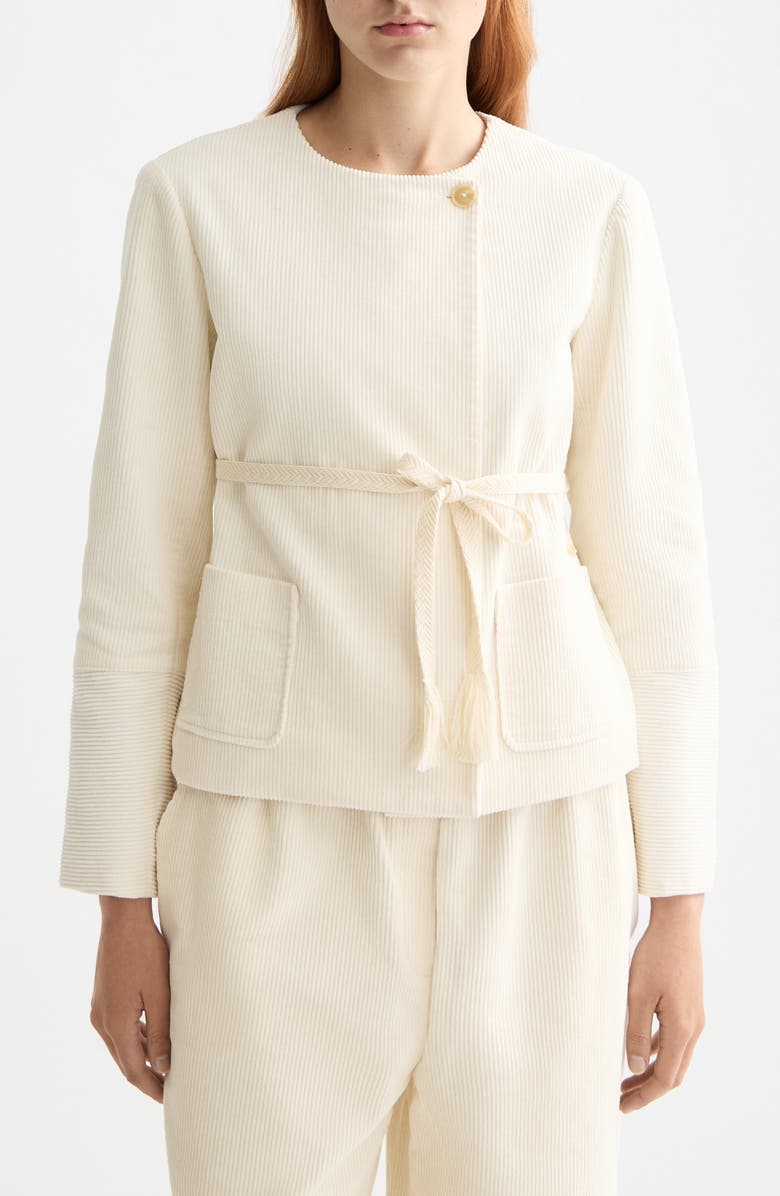 Scotch & Soda Relaxed Collarless Jacket, Main, color,