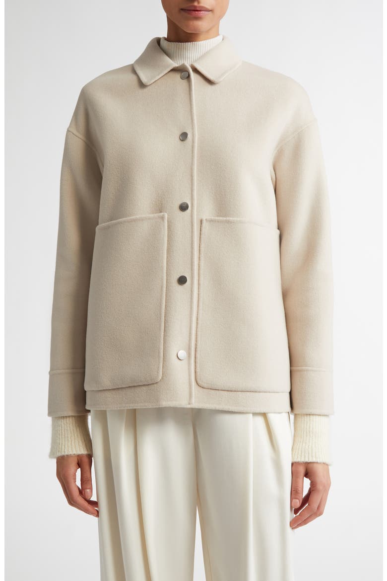 Calla Wool Coat, Main, color, ECRU