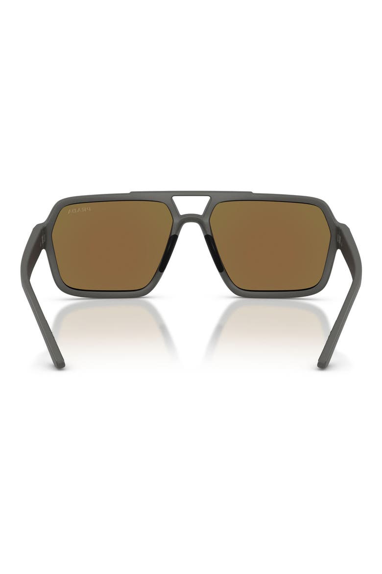 59mm Pilot Sunglasses, Alternate, color, GREY SILVER / LIGHT GREEN BLUE