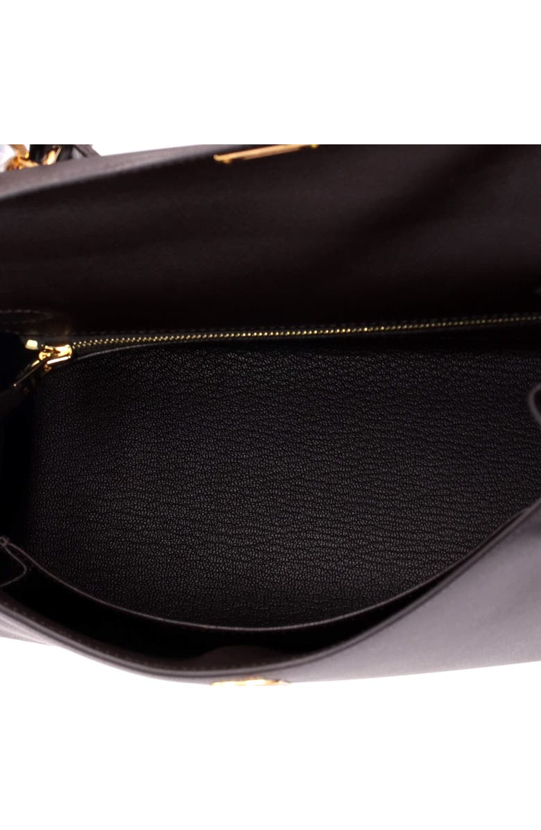Pre-Owned Hermes Kelly Handbag Brown Madame with Gold Hardware 25, Alternate, color, Bai Brun