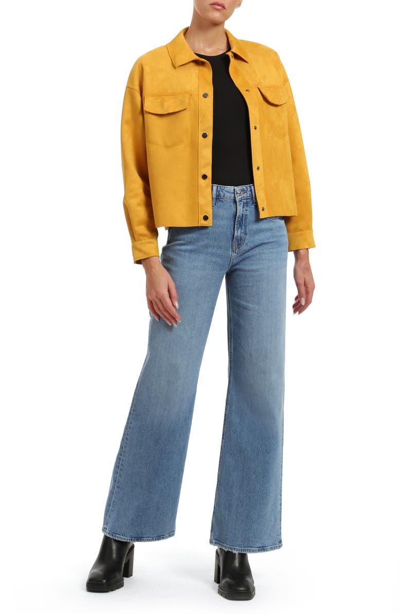 Mavi Jeans Florida High Waist Wide Leg Jeans, Alternate, color, 