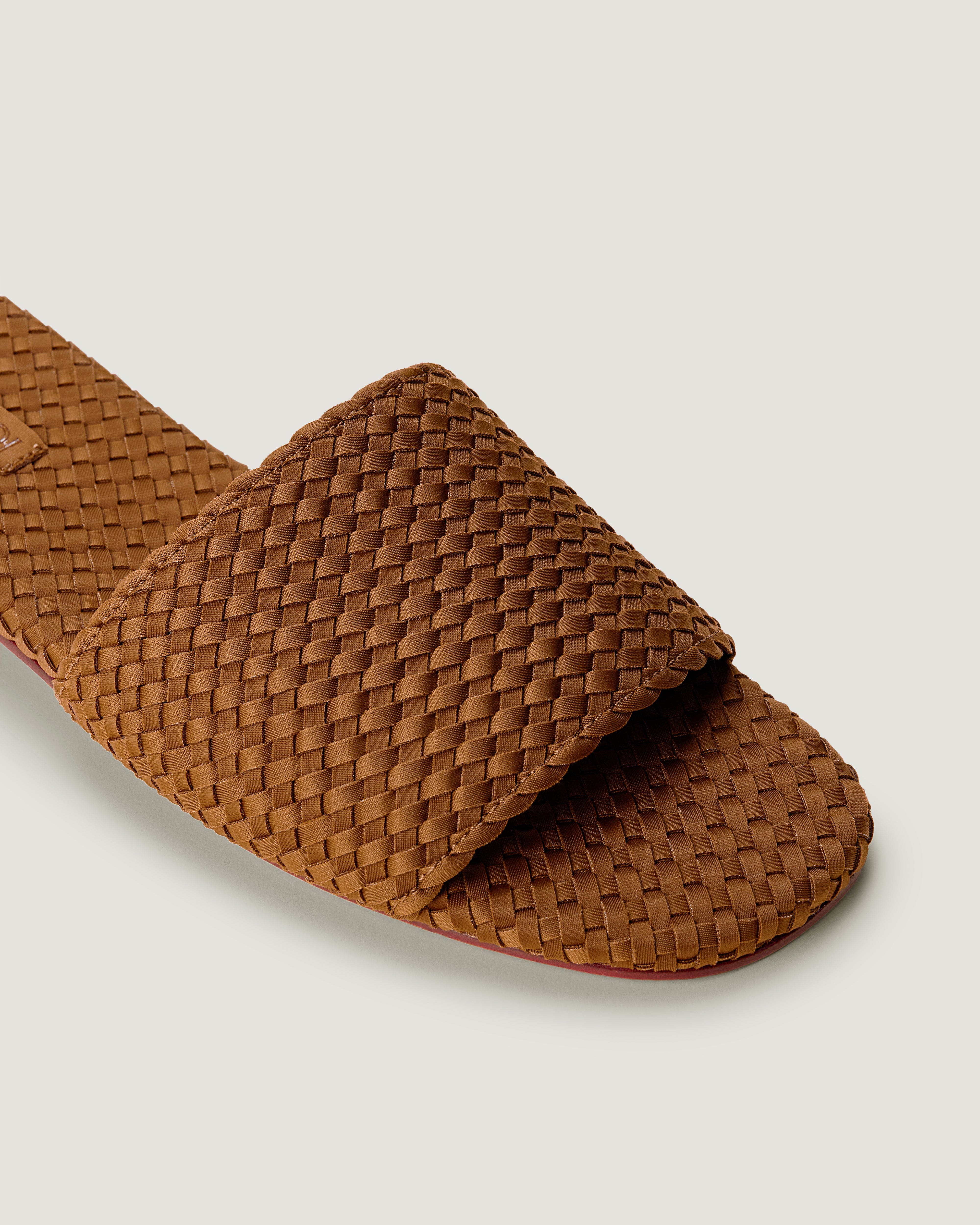 St. Barths Slide, Alternate, color, Teak