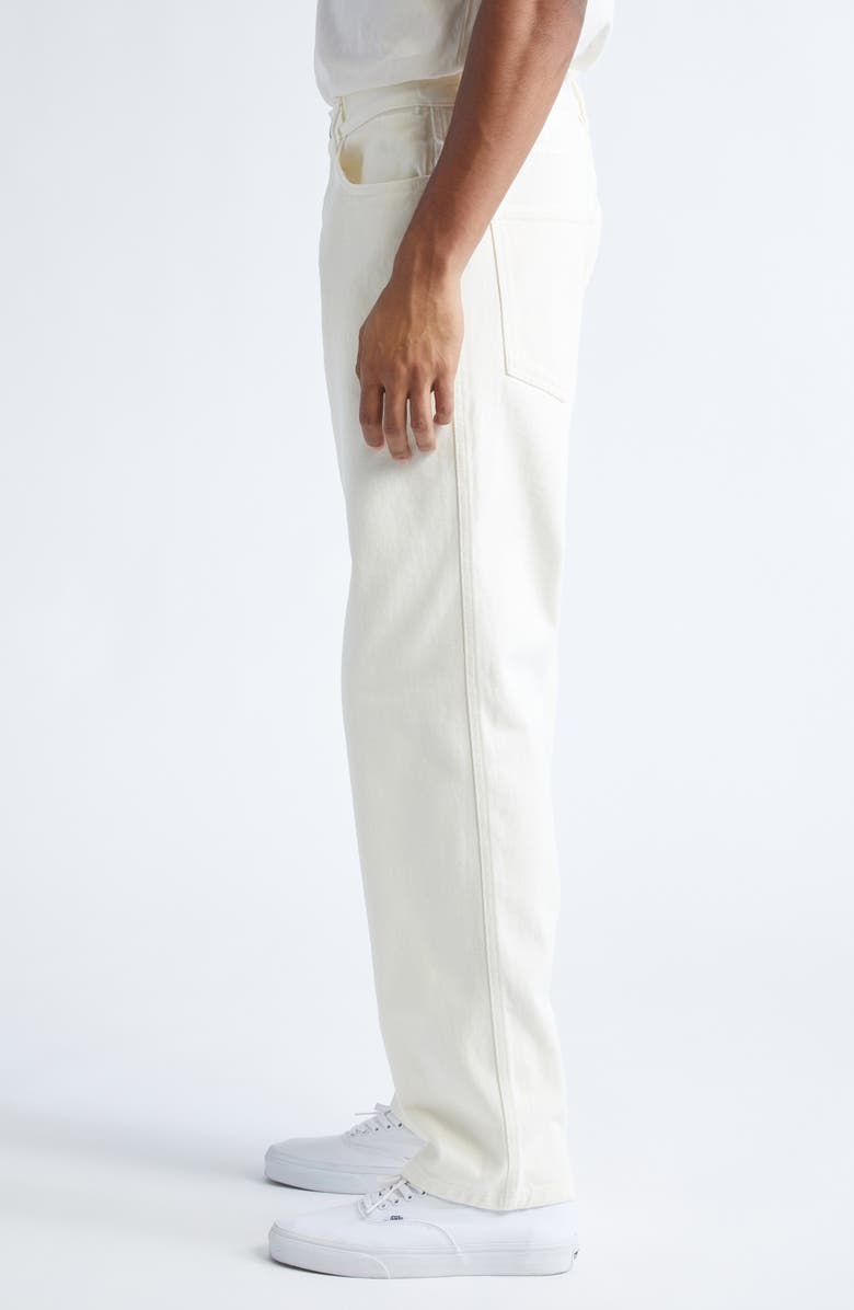 PALMES Coarse Denim Trousers, Alternate, color, Broken White