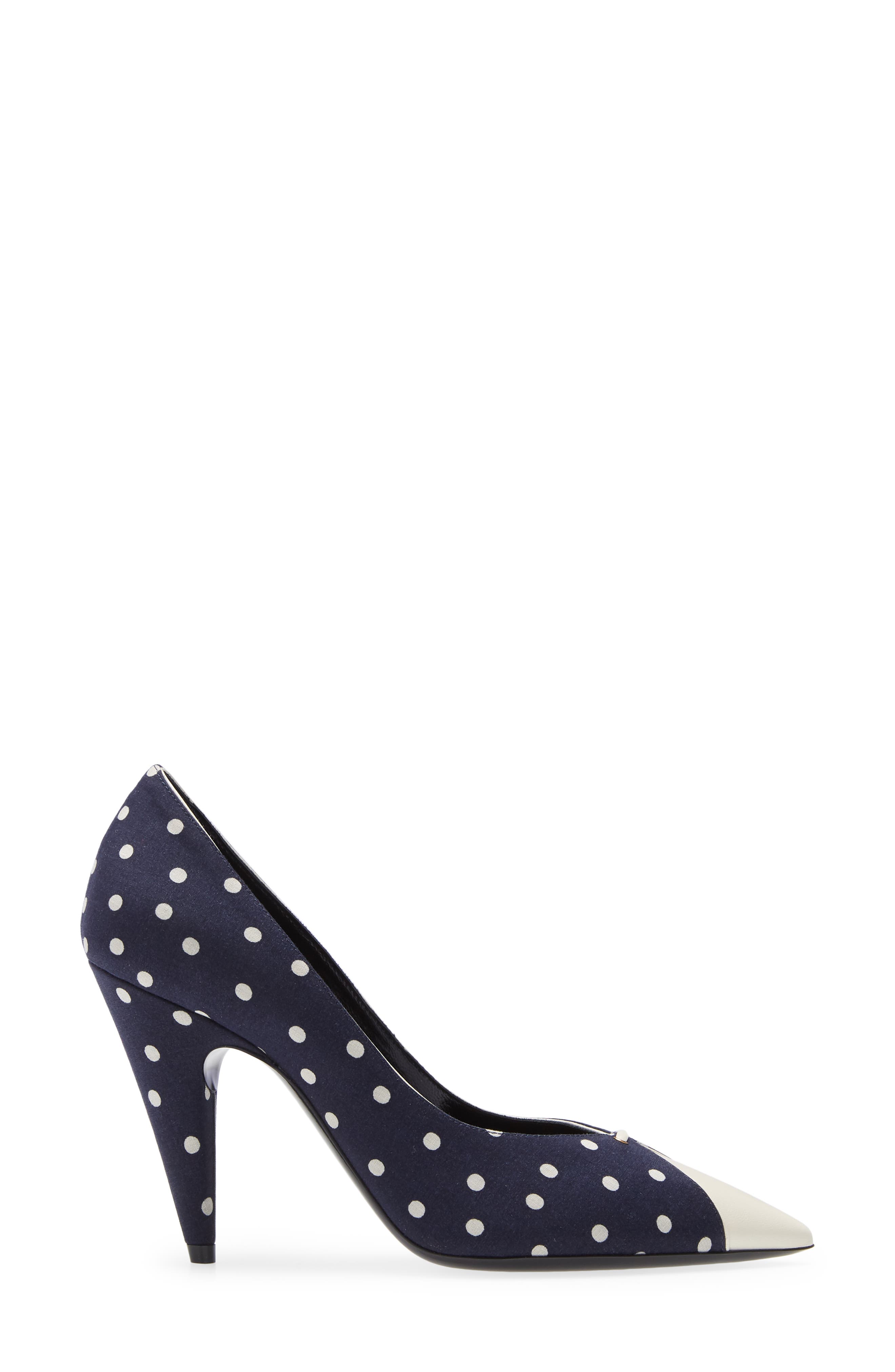 Saint Laurent Lola Pointed Toe Pump, Alternate, color, 