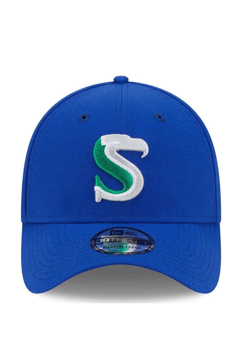 Men's New Era Royal Seattle Seahawks City Originals 39THIRTY Flex Hat, Alternate, color, Royal