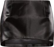 KIM SHUI Satin Miniskirt