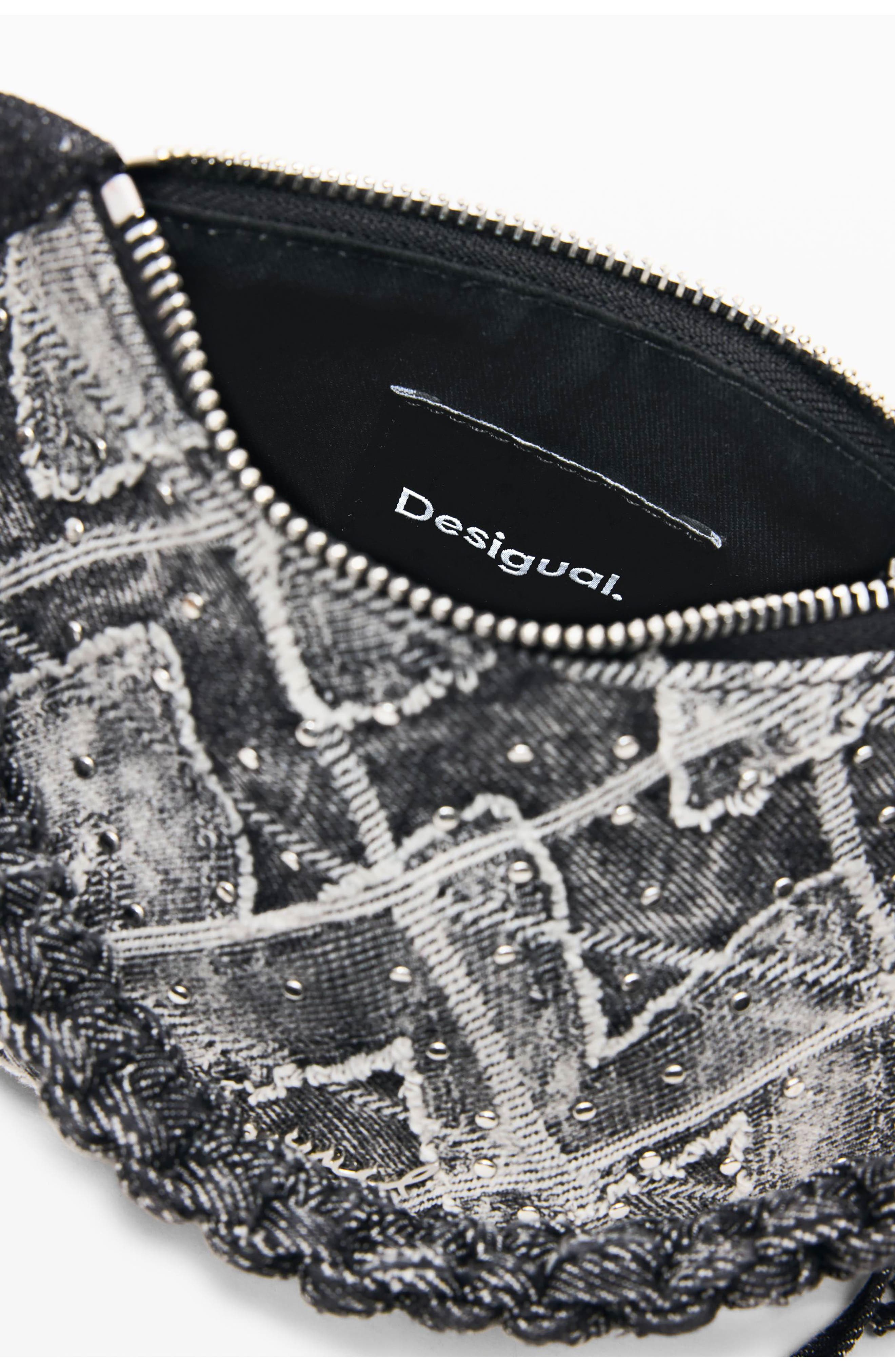 Desigual Convertible Shoulder Bag, Alternate, color, Light Gray