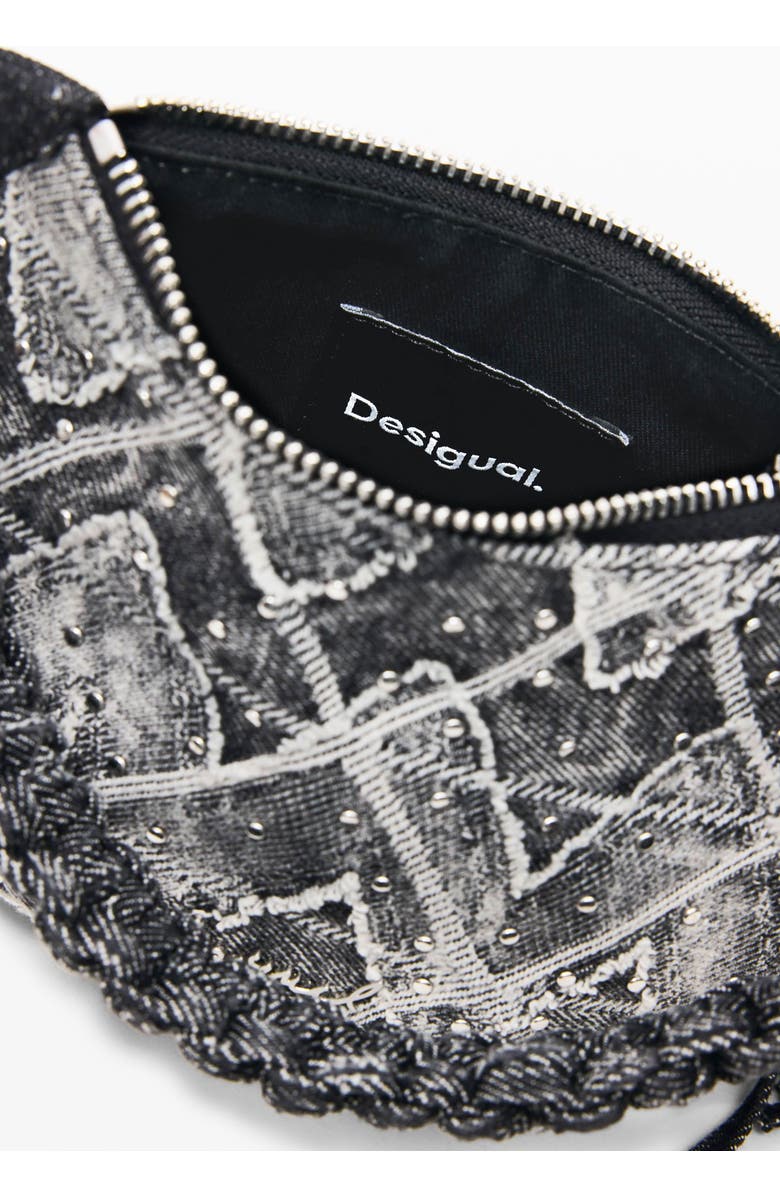 Desigual Convertible Shoulder Bag, Alternate, color, Light Gray