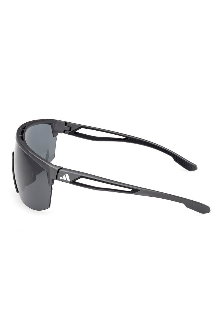 00mm Shield Sunglasses, Alternate, color, MATTE BLACK / SMOKE