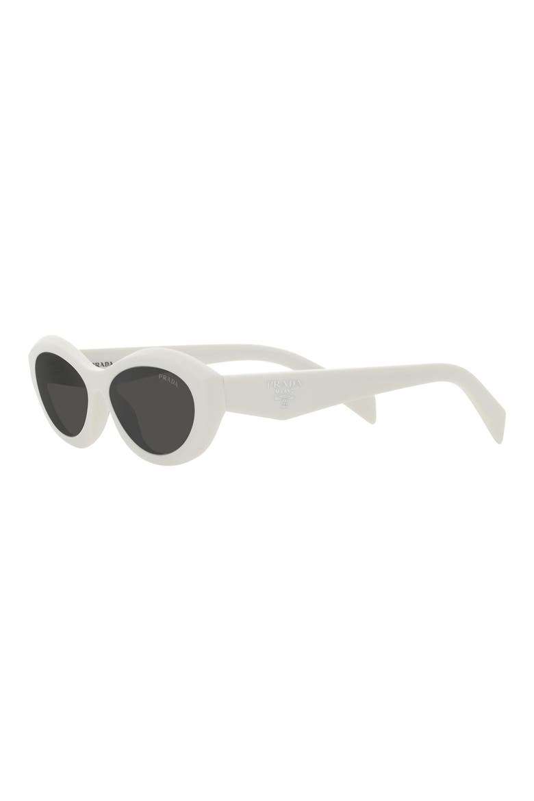 55mm Irregular Sunglasses, Alternate, color, BONE