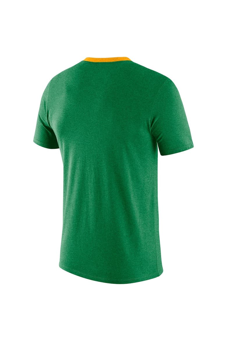 Men's Nike Green Oregon Ducks Vault Helmet Tri-Blend T-Shirt, Alternate, color, Green