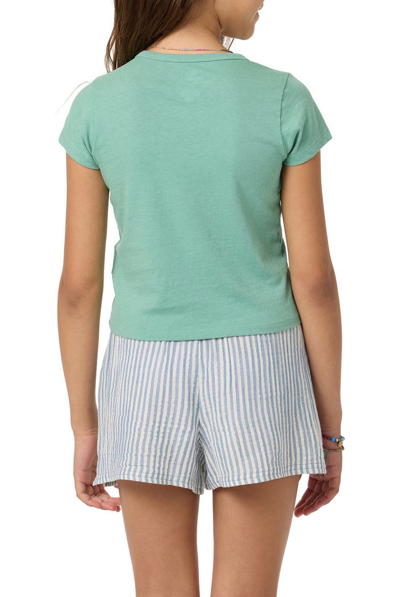 Kids' Okeedoke Willa Skimmer Cotton Graphic T-Shirt, Alternate, color, GREEN
