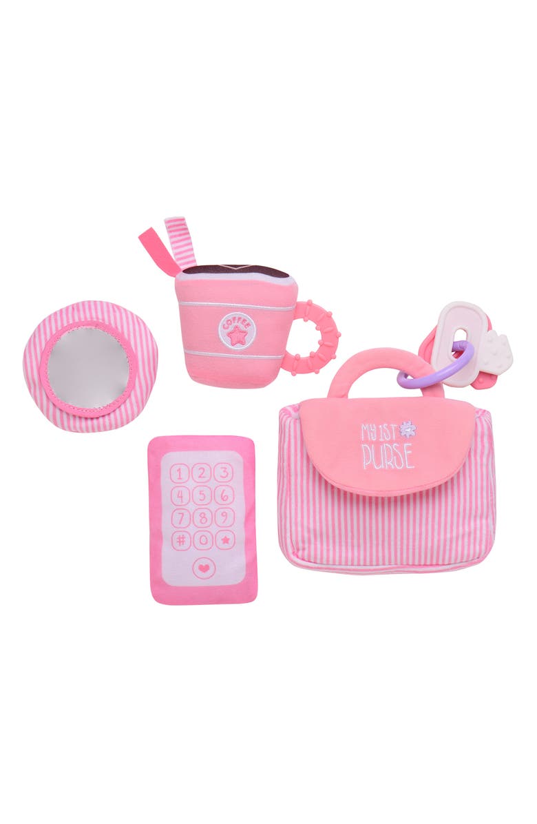 Little Me My First Purse Plush Set, Main, color, Pink