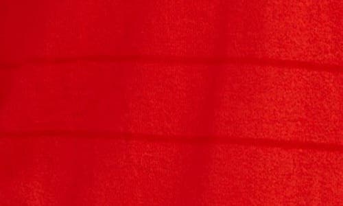 Madewell Sandri Stripe Cashmere Blend Sweater In Red