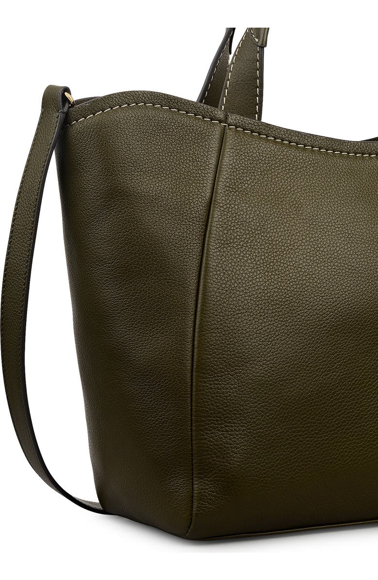 Radley Muswell Lane Pebbled Leather Satchel, Alternate, color, Pine Needle