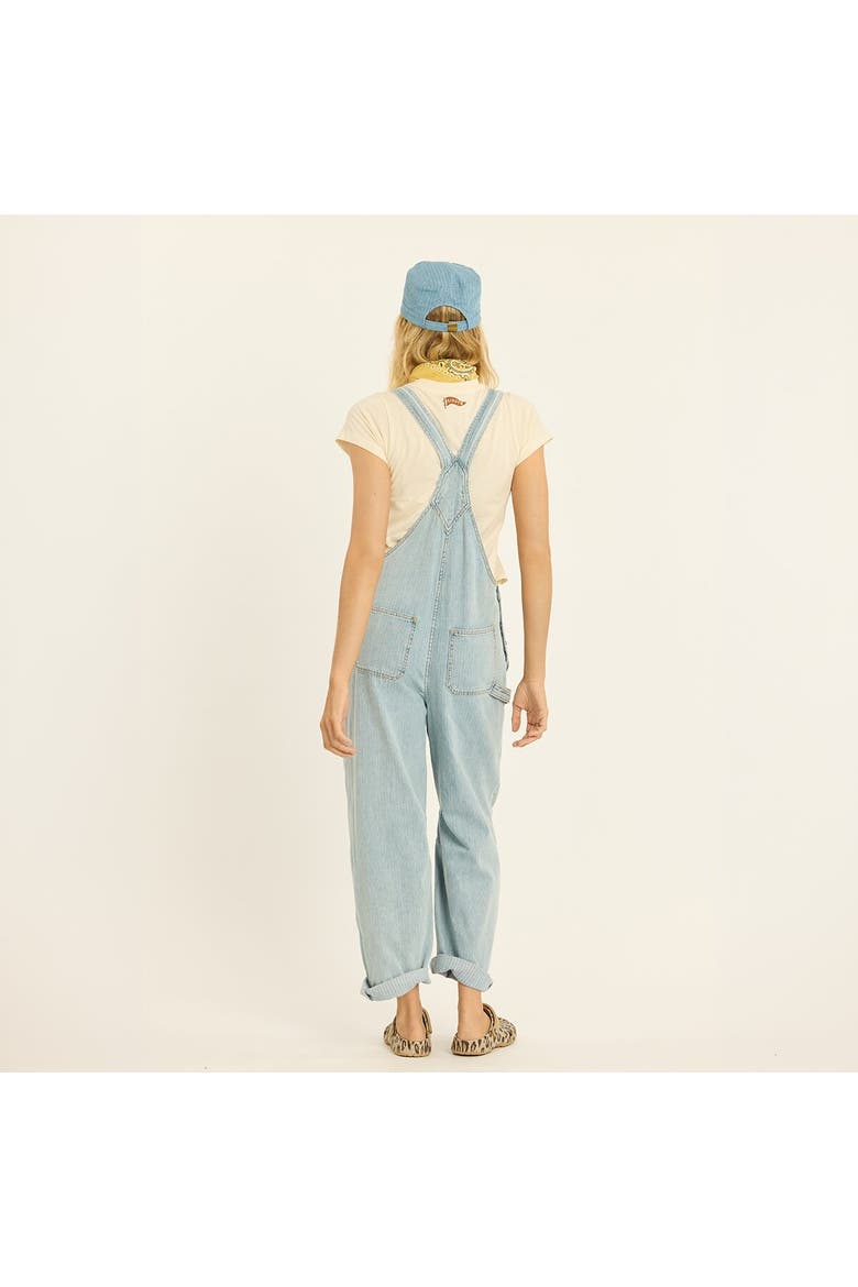 Billie Barrel Denim Overall - Women's, Alternate, color, Baja Blue