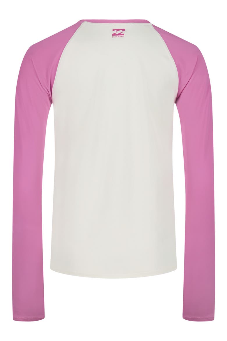 Kids' Sweet Ride Long Sleeve Rashguard, Alternate, color, CYCLAMEN