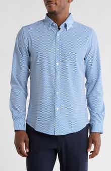 DENIM AND FLOWER Floral Stretch Button-Down Shirt