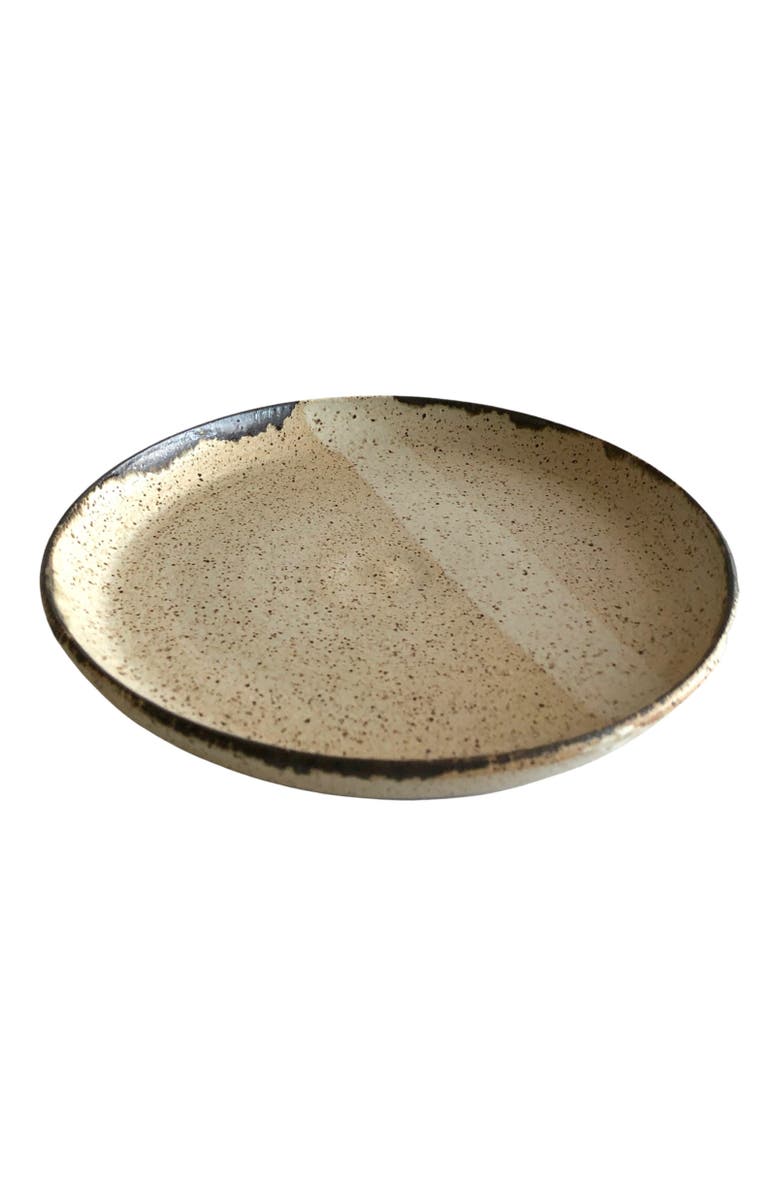 Gina DeSantis Ceramics Leda Crater Vase, Alternate, color, Black