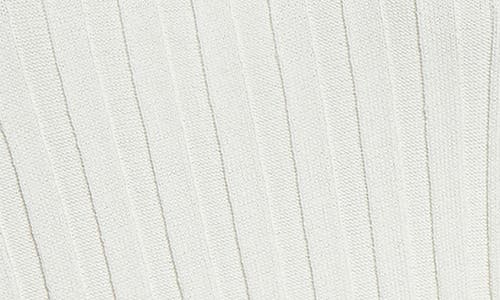 Alexander Mcqueen Mcqueen Asymmetric Ruffle Detail Rib Sweater In Ivory