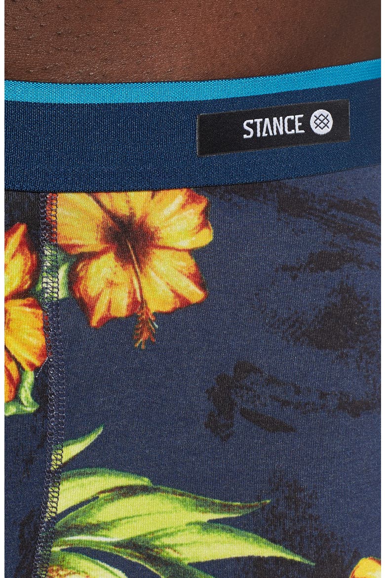 Hibiscus Smear Boxer Briefs, Alternate, color, NAVY