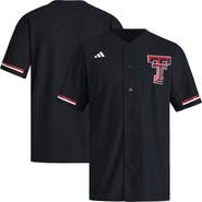 adidas Men's adidas  Black Texas Tech Red Raiders Replica Baseball Jersey