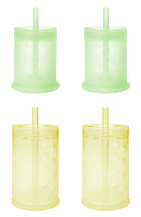 4-Pack Easy Sipping Straw Cups