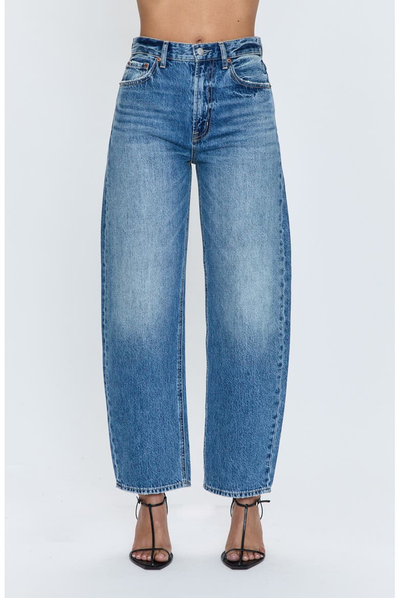 Wes High Waist Barrel Jeans, Main, color, SPECTACLE