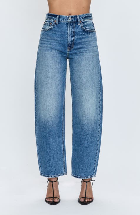 Frame Sequin Distressed buy High-Rise Straight-Leg Jeans