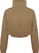 PCFG Cotton Destroyed High Neck Sweat