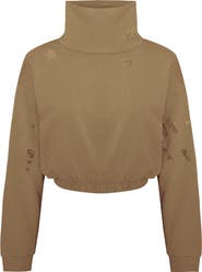 PCFG Cotton Destroyed High Neck Sweat