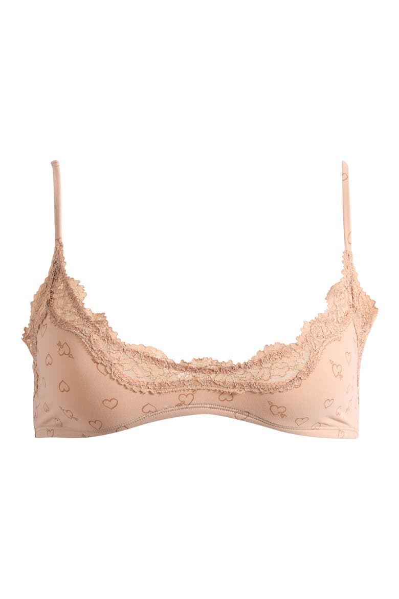 Fits Everybody Lace Scoop Bralette, Alternate, color, MICA SKETCHED HEARTS