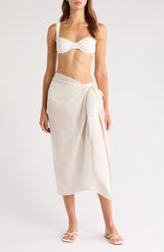 Nordstrom Metallic Stripe Pareo
