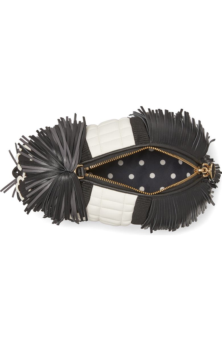 Kate Spade New York shaggy dog fringe crossbody bag, Alternate, color,