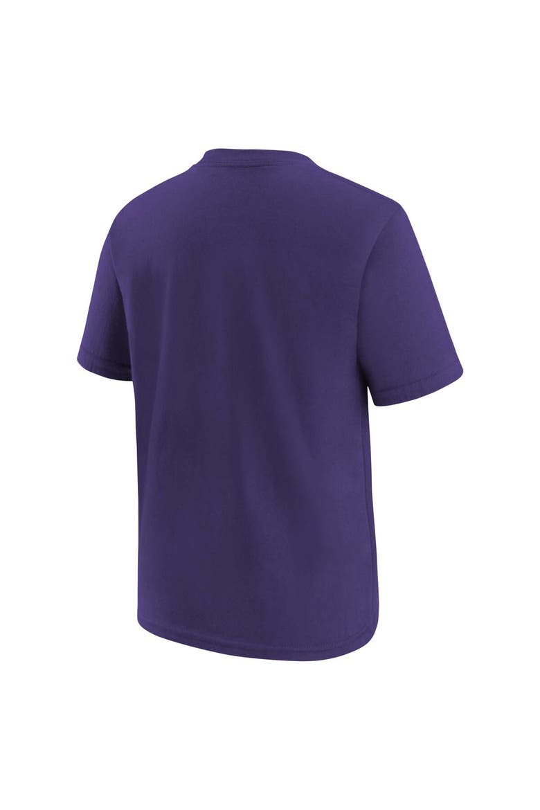 Youth Jordan Brand Purple Charlotte Hornets Essential Swoosh T-Shirt, Alternate, color, Purple