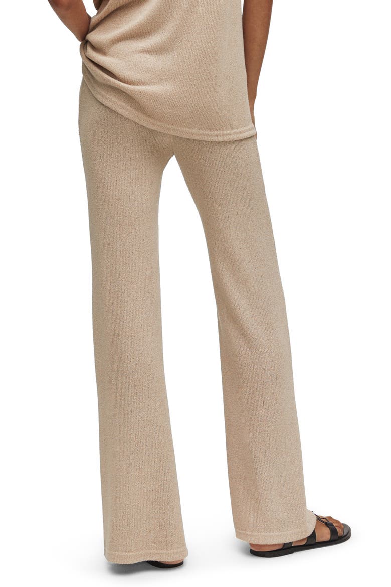 Knit Flare Pants, Alternate, color, SAND