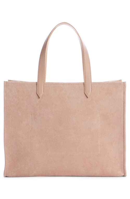 BALMAIN BALMAIN MEDIUM B-ARMY SUEDE SHOPPER TOTE 