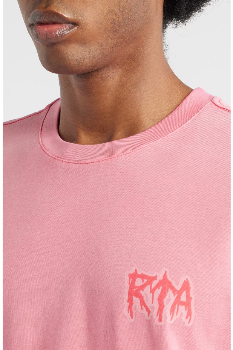 Liam Pink Cyber Metal Logo Graphic T-Shirt, Alternate, color, PINK CYBER METAL
