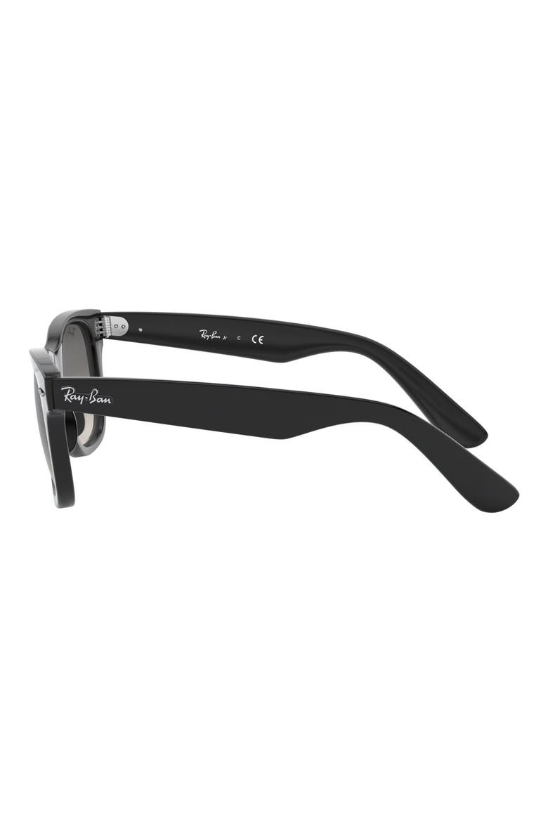 Junior 47mm Square Sunglasses, Alternate, color, BLACK/ GRAY GRADIENT