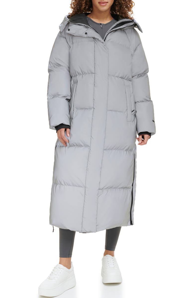 Levi's<sup>®</sup> Side Zip Hooded Maxi Puffer Jacket, Alternate, color, 