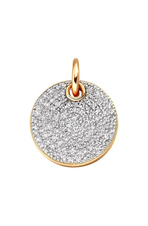 Ava Diamond Disc Pendant Charm (Online Trunk Show)