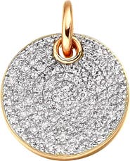 Monica Vinader Ava Diamond Disc Pendant Charm (Online Trunk Show)
