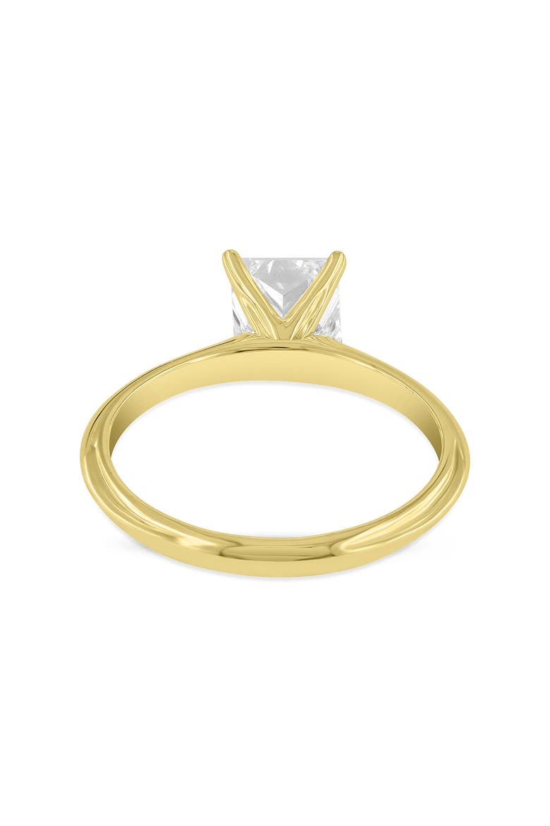 Rhea Princess 14K Gold Princess Cut Lab Grown Diamond Classic Solitaire Ring - 1.25 Ct, Alternate, color, 14K Yellow Gold