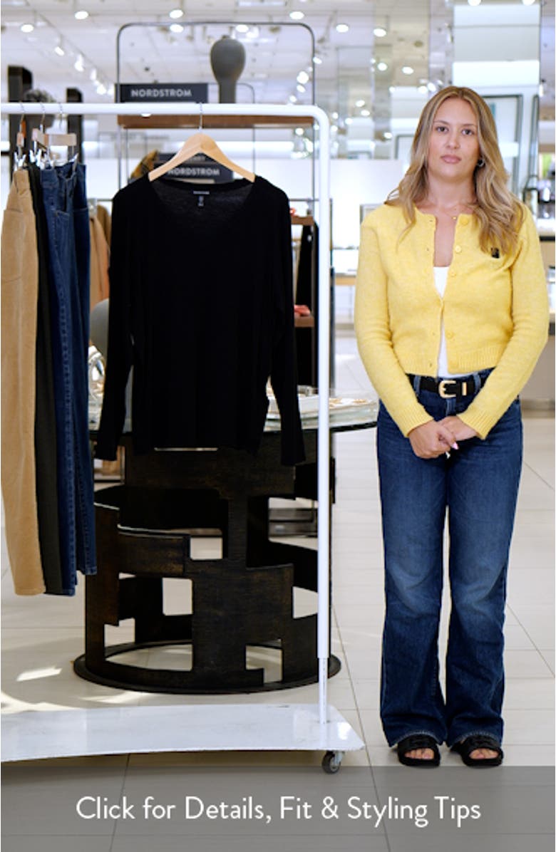 V-Neck Long Sleeve T-Shirt, sales video thumbnail